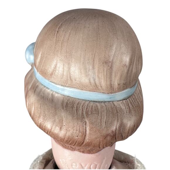 Antique Vintage Revalo DEP Bisque Socket Head Girl Character Doll Size 3 Bow - Picture 5 of 11